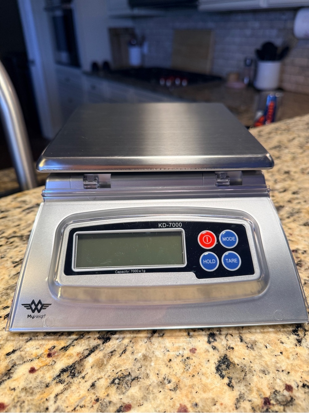 Stainless Steel My Weigh 7000 Kitchen (or SHIPPING) Electric Scale.  NWOT